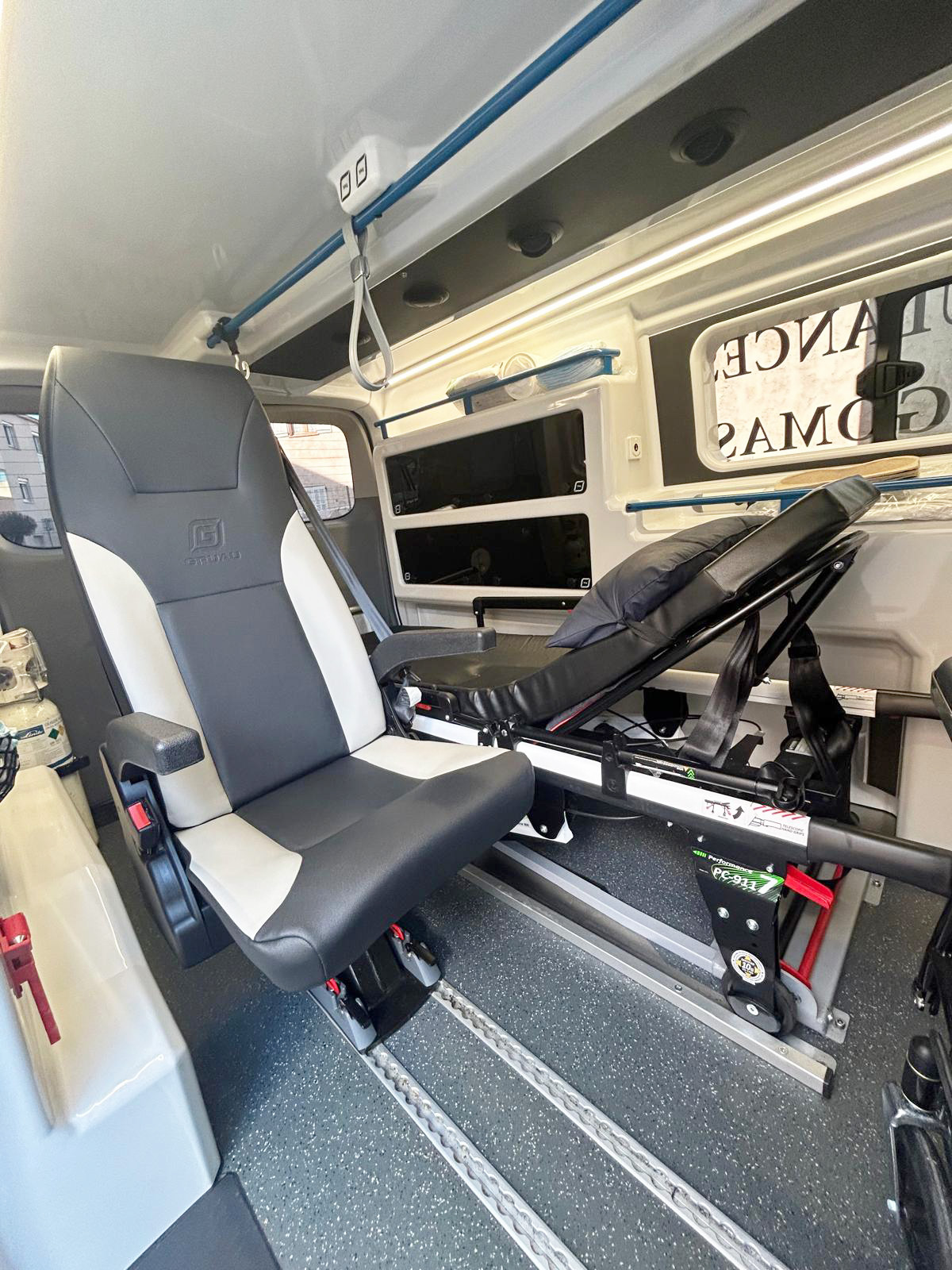 Intérieur ambulance
